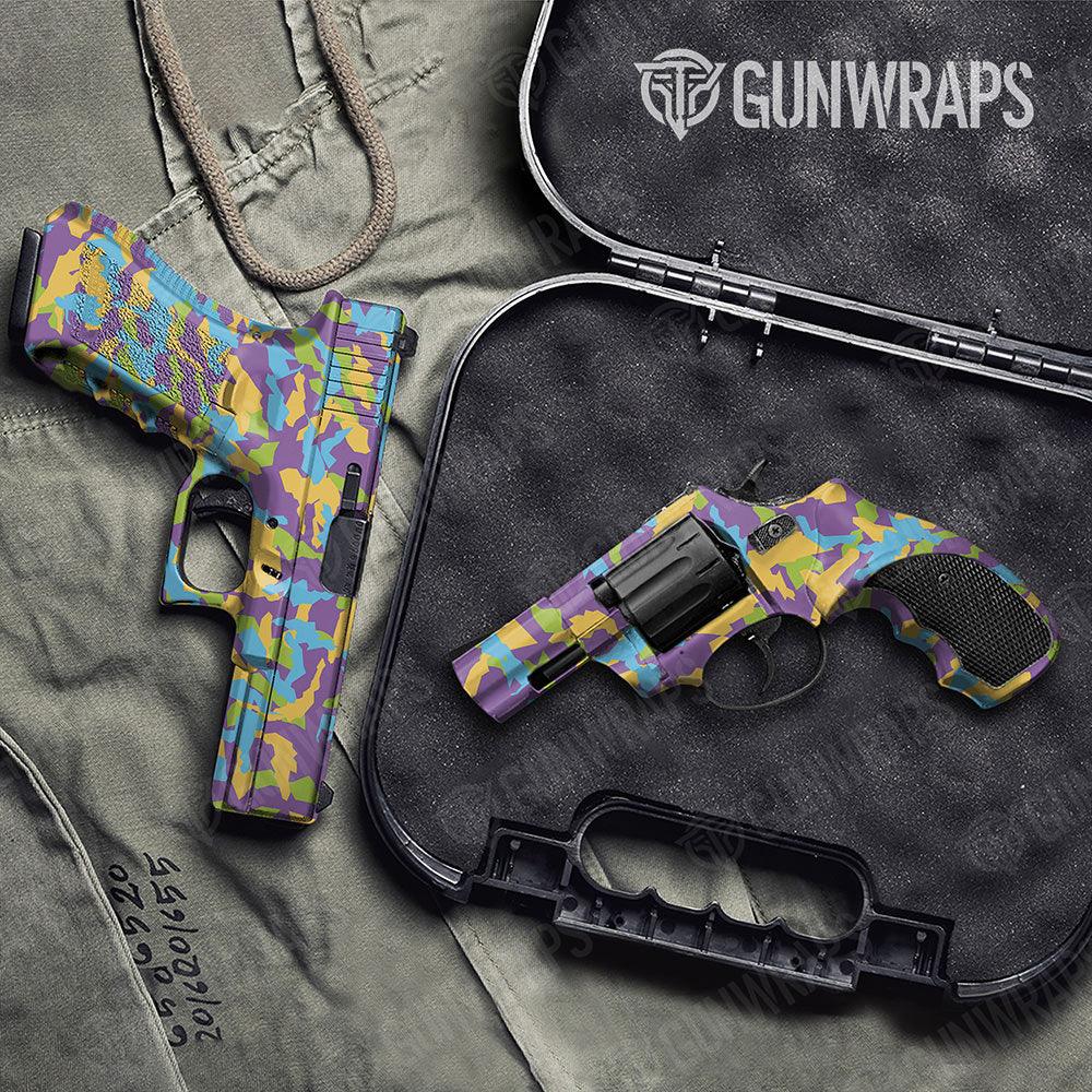 Erratic Carnival Handgun Gun Skin Vinyl Wraps