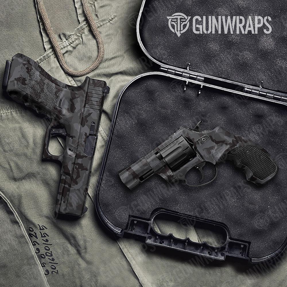 Erratic Elite Black Handgun Gun Skin Vinyl Wraps