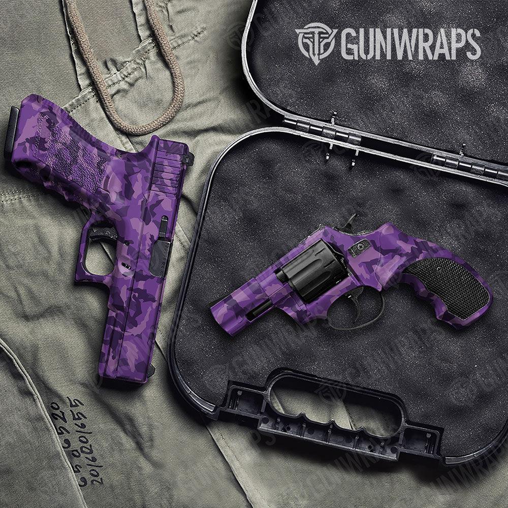 Erratic Elite Purple Handgun Gun Skin Vinyl Wraps
