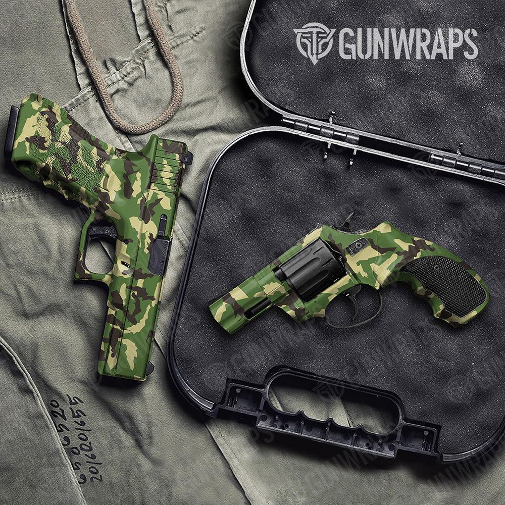 Erratic Jungle Handgun Gun Skin Vinyl Wraps