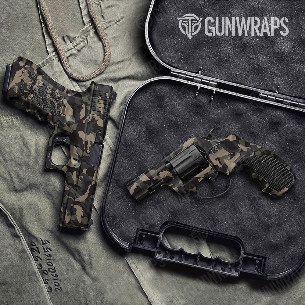 Erratic Militant Charcoal Handgun Gun Skin Vinyl Wraps