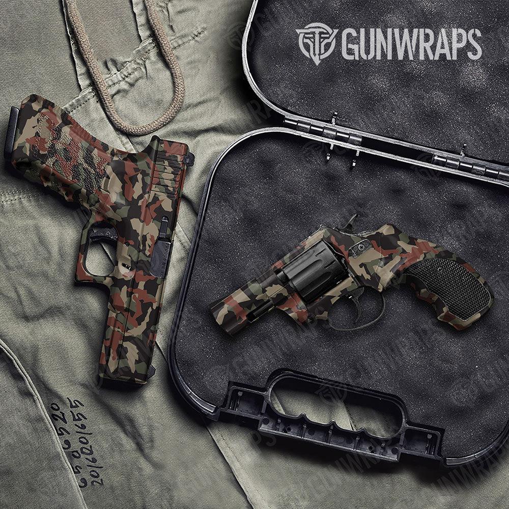 Erratic Militant Copper Handgun Gun Skin Vinyl Wraps