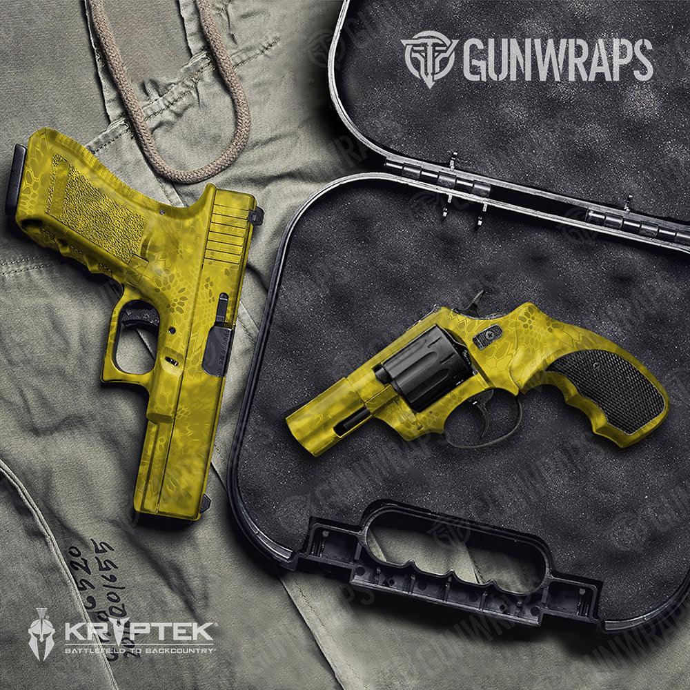 Kryptek Yellow Handgun Gun Skin Vinyl Wraps