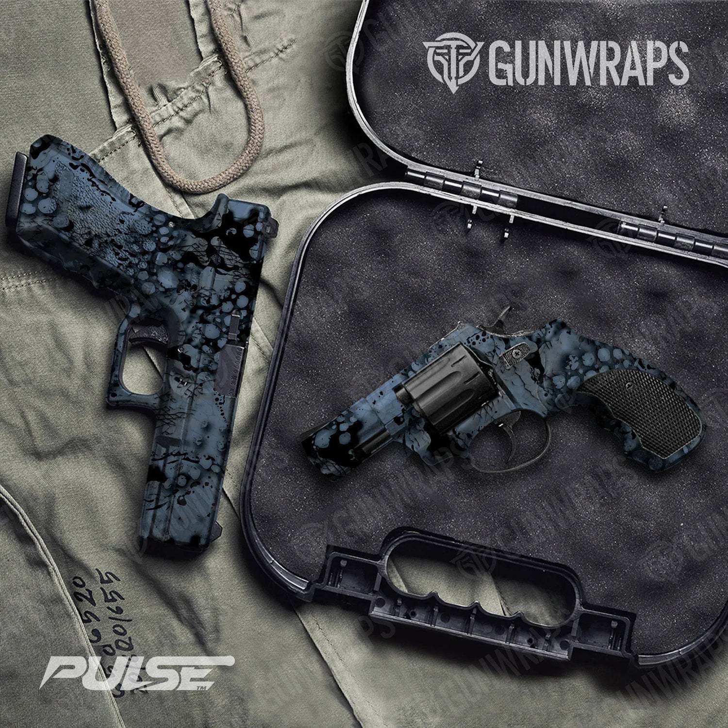 Pulse Riptide Handgun Gun Skin Vinyl Wraps