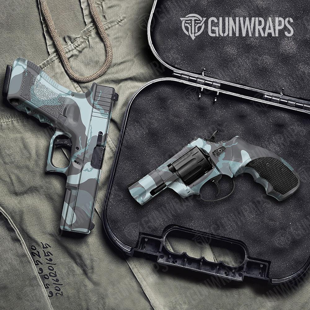 Ragged Overcast Handgun Gun Skin Vinyl Wraps