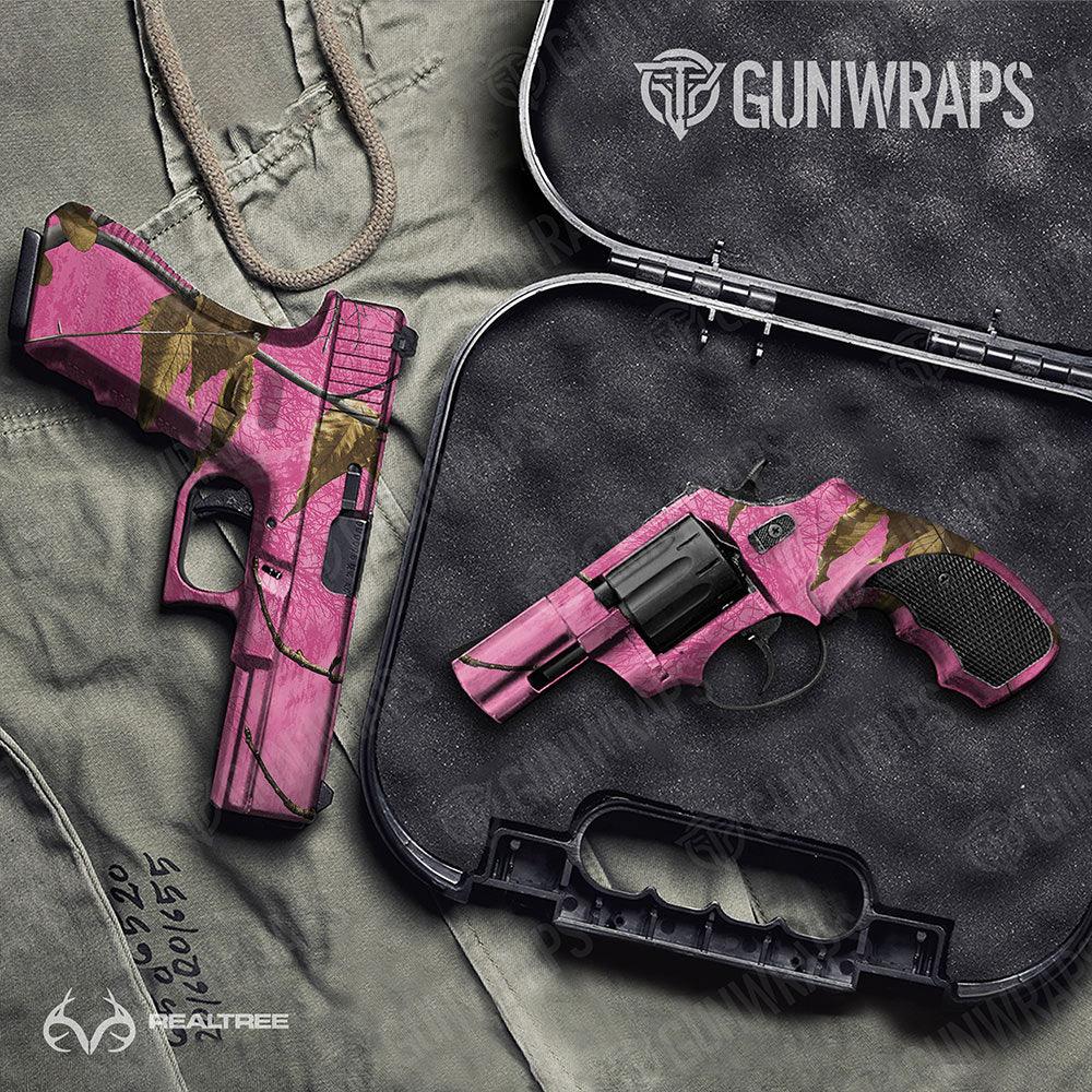 Realtree XTRA Colors Pink Handgun Gun Skin Vinyl Wraps