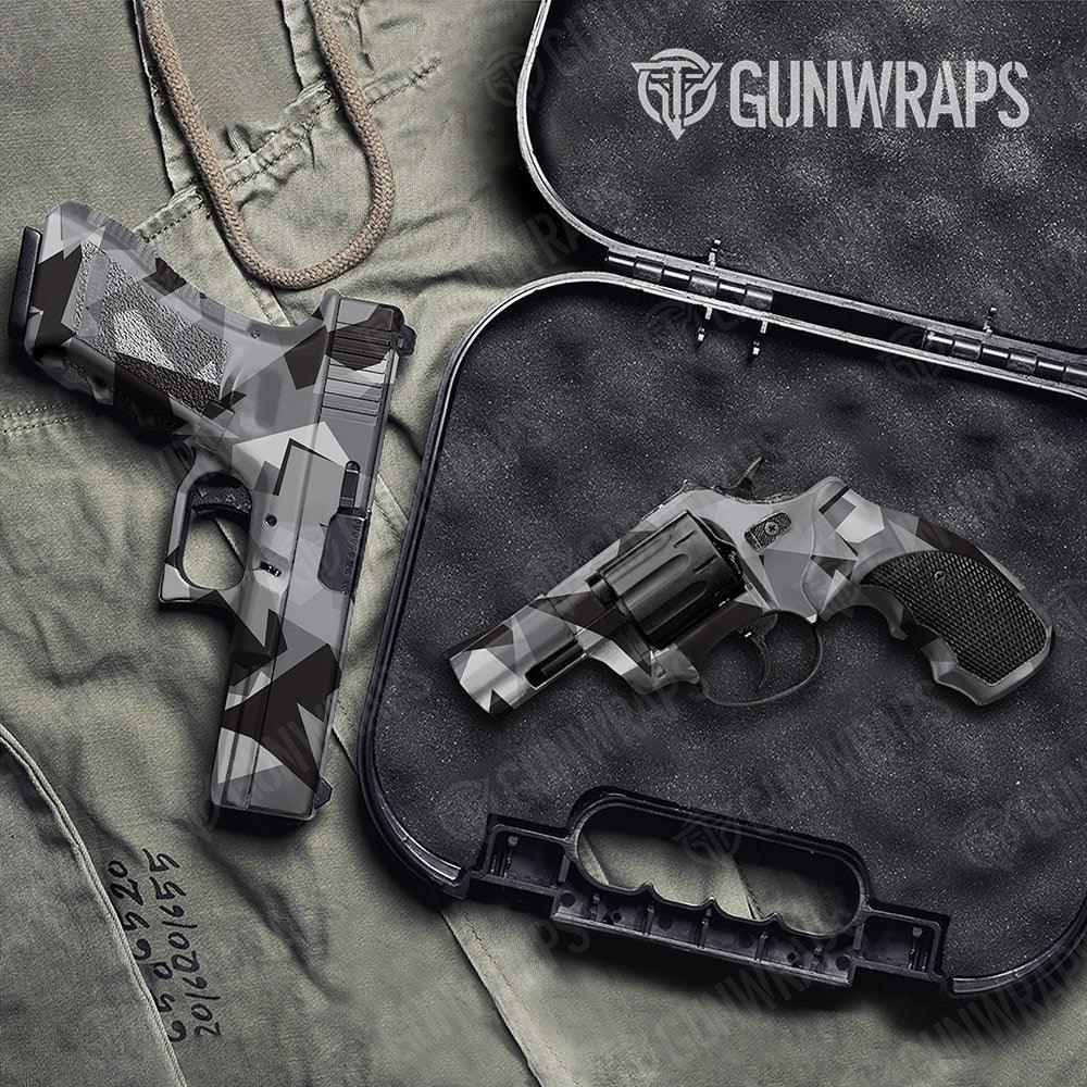 Shattered Urban Night Handgun Gun Skin Vinyl Wraps