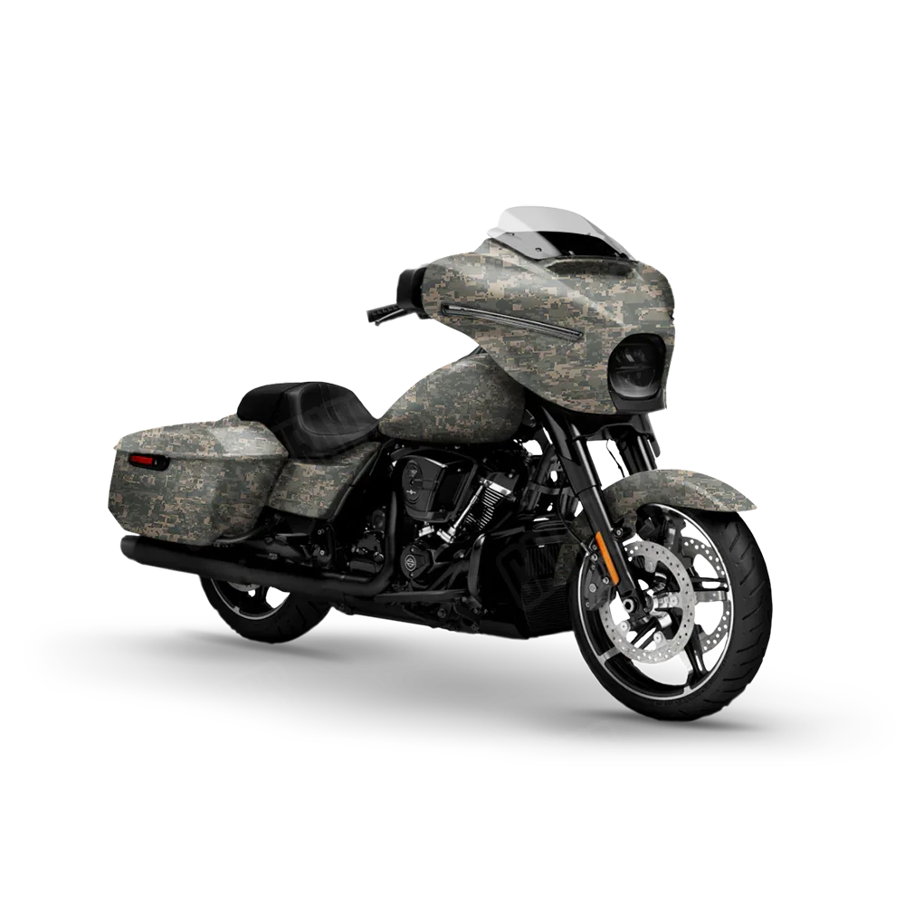 Digital Army Motorcycle Wraps