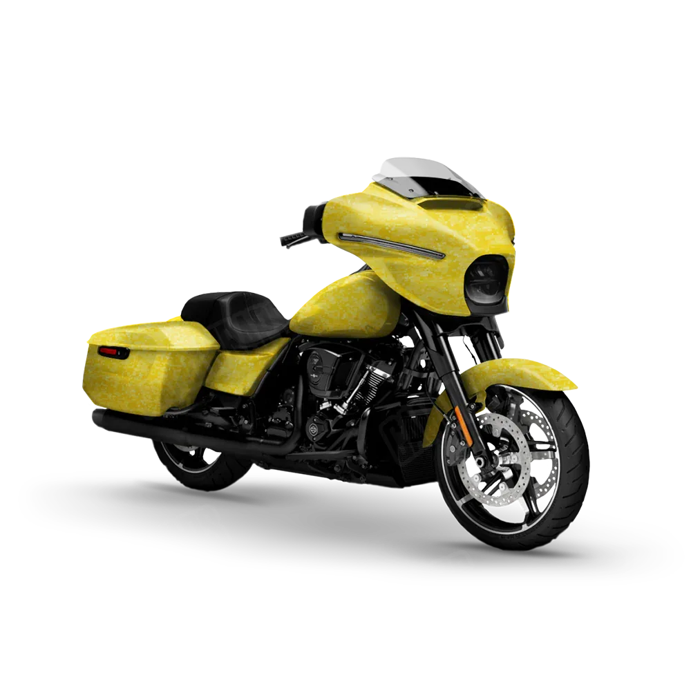 Digital Elite Yellow Motorcycle Wraps