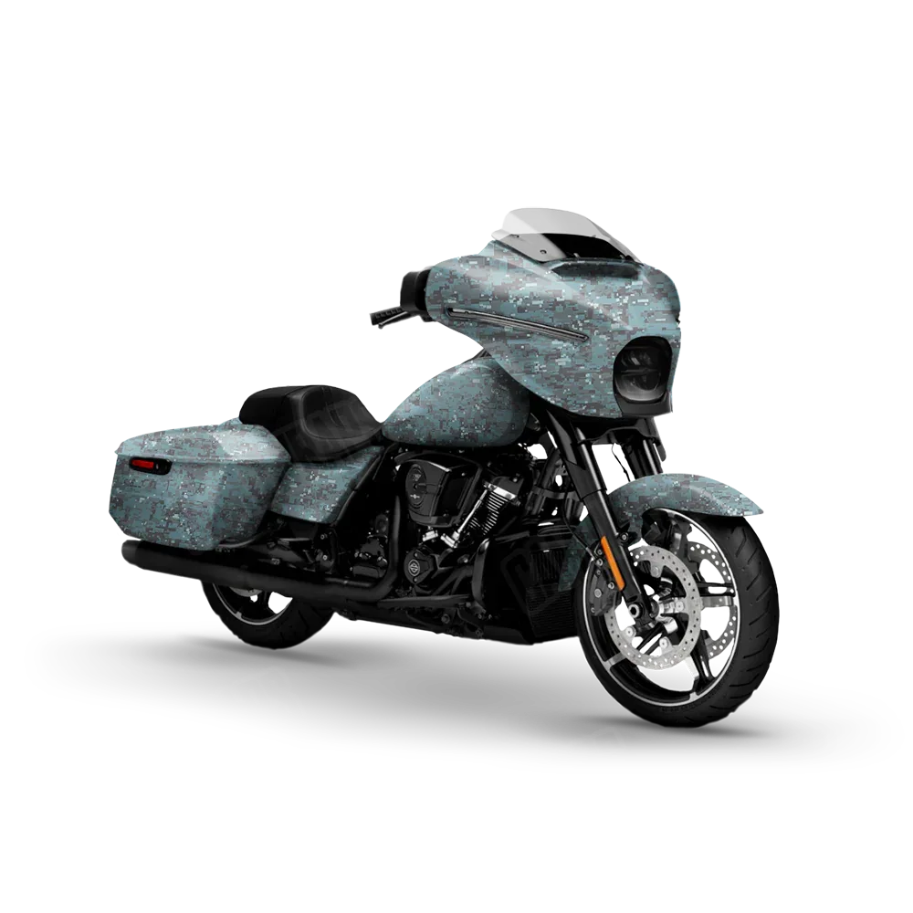 Digital Overcast Motorcycle Wraps