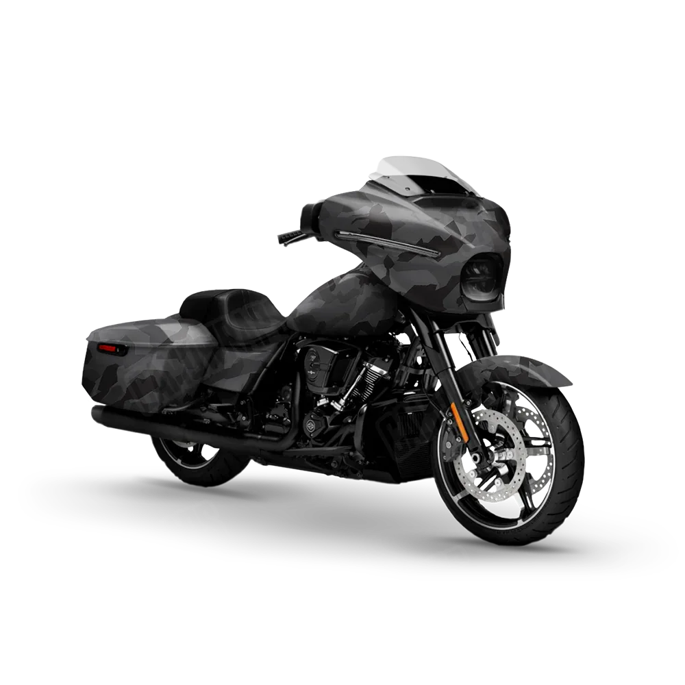 Erratic Elite Black Motorcycle Wraps