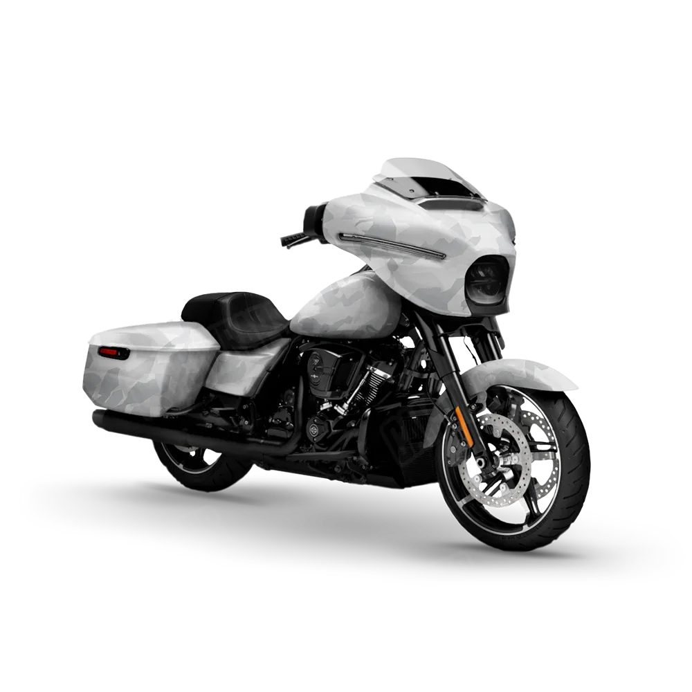 Erratic Elite White Motorcycle Wraps