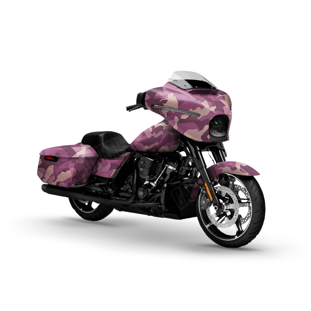 Erratic Floral Motorcycle Wraps