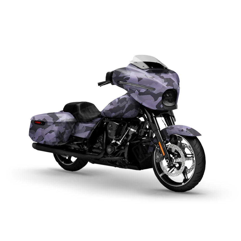 Erratic Lilac Motorcycle Wraps