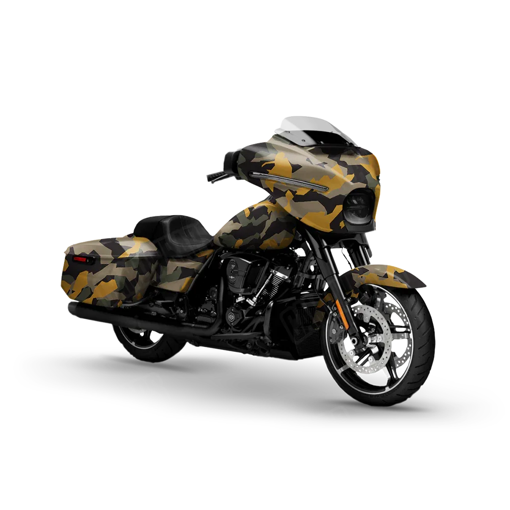 Erratic Militant Yellow Motorcycle Wraps