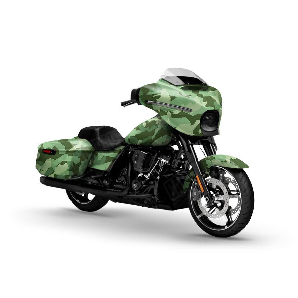 Erratic Pistachio Motorcycle Wraps