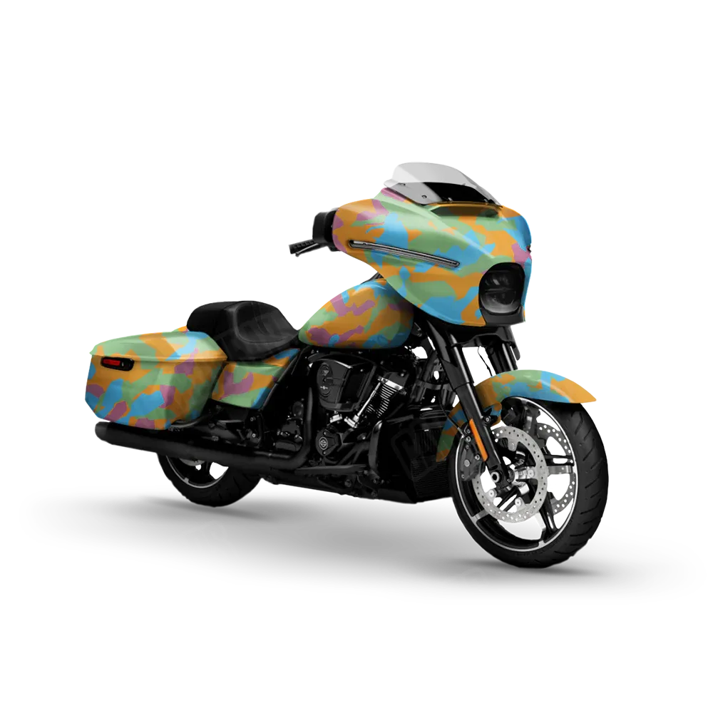 Erratic Sherbert Motorcycle Wraps