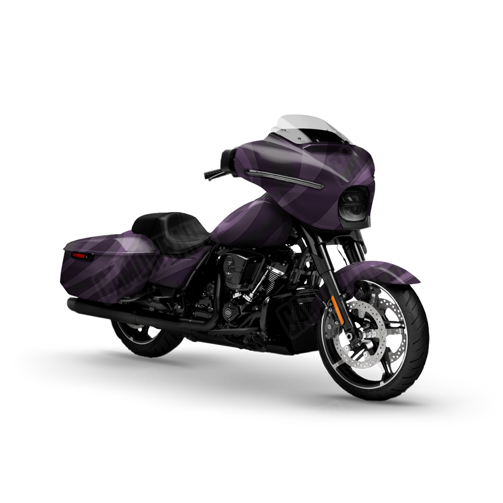 Fun Stripe Darkwing Motorcycle Wraps