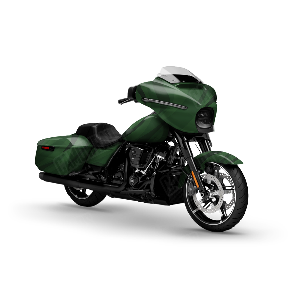 Fun Stripe Elite Green Motorcycle Wraps