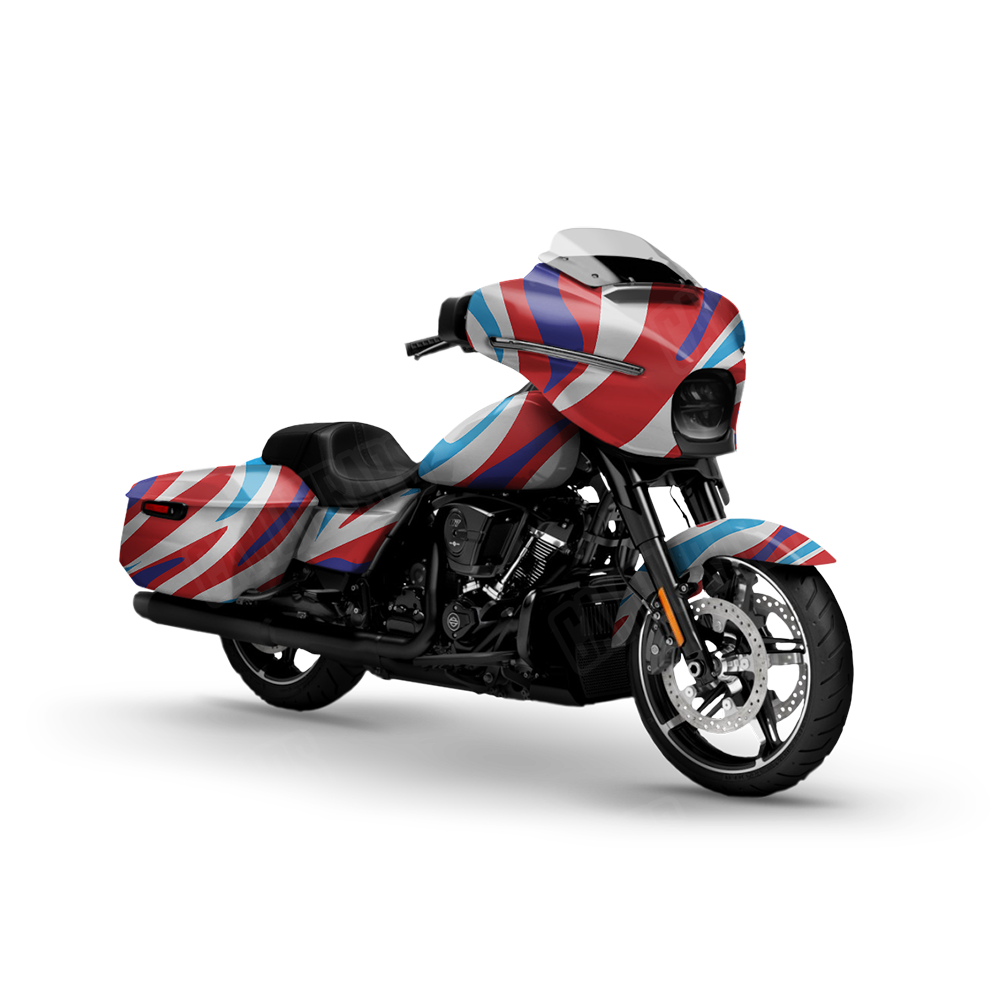 Fun Stripe M Series Motorcycle Wraps