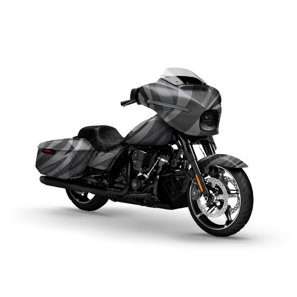 Fun Stripe Midnight Motorcycle Wraps