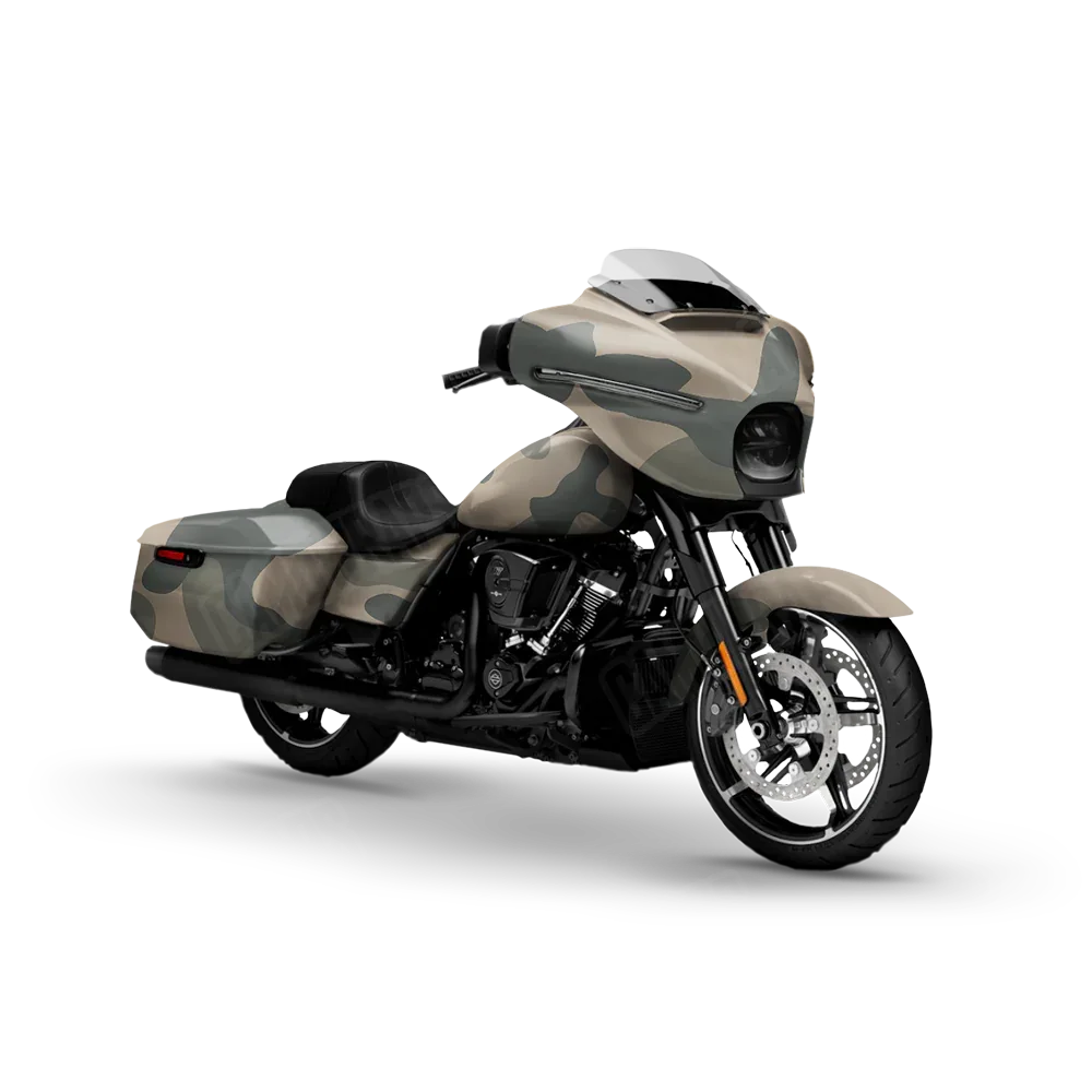 Classic Army Motorcycle Wraps