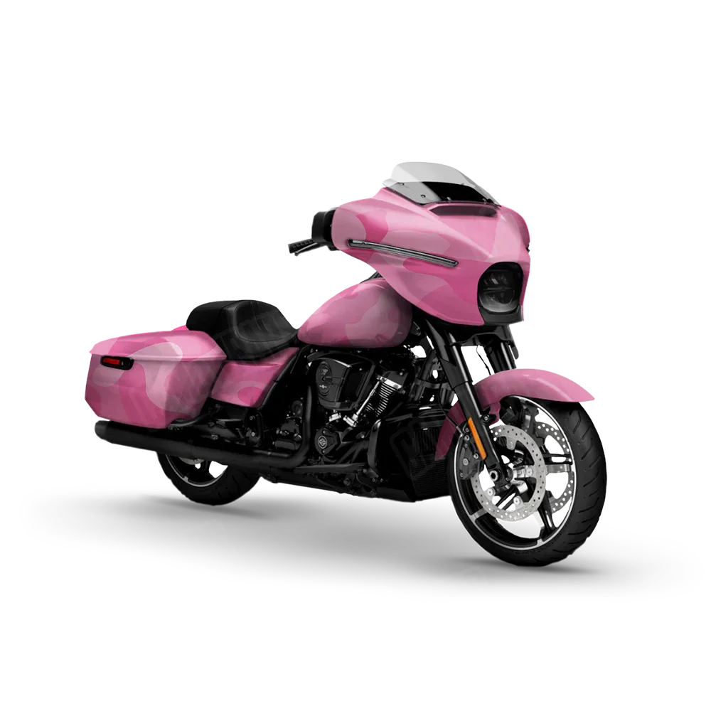 Classic Elite Pink Motorcycle Wraps