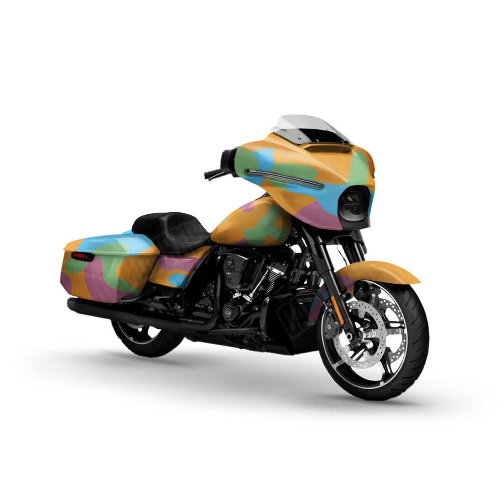 Classic Sherbert Motorcycle Wraps