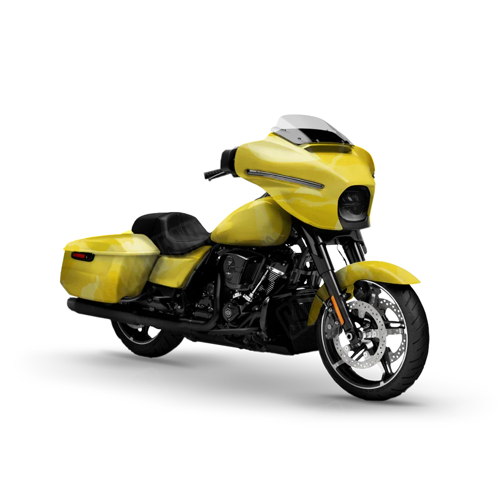 Ragged Elite Yellow Motorcycle Wraps