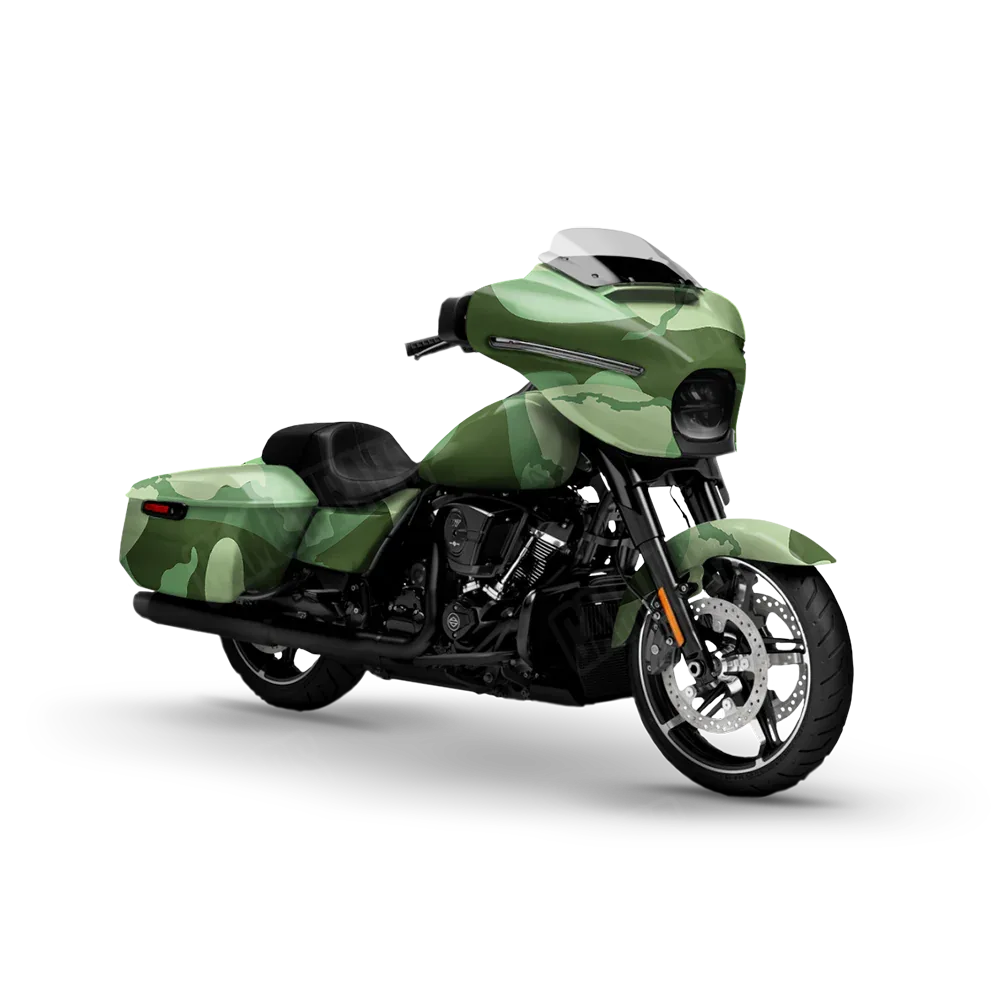 Ragged Pistachio Motorcycle Wraps