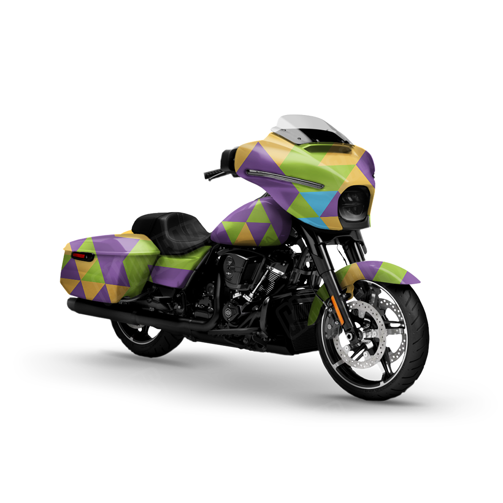Triangle Carnival Motorcycle Wraps