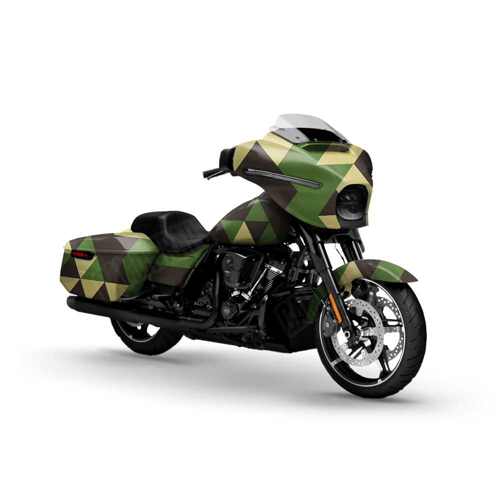 Triangle Jungle Motorcycle Wraps