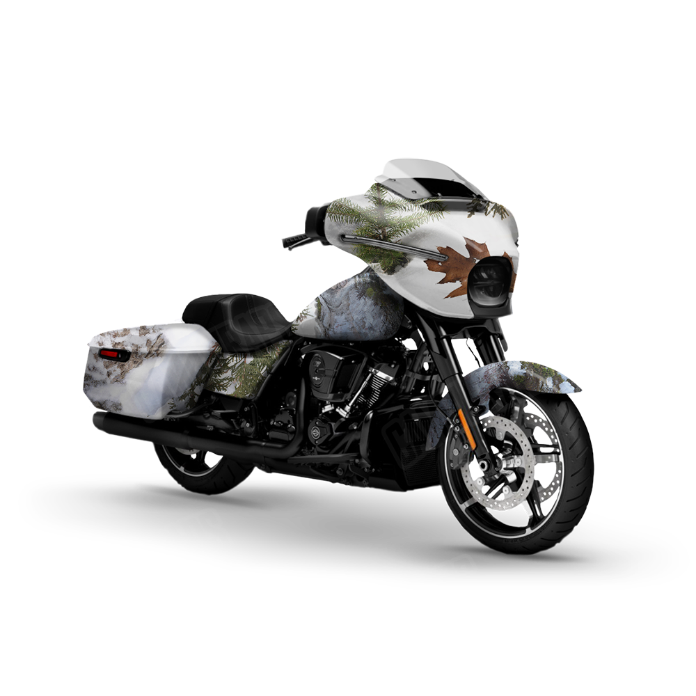 Just Hunt Great White North Motorcycle Wraps