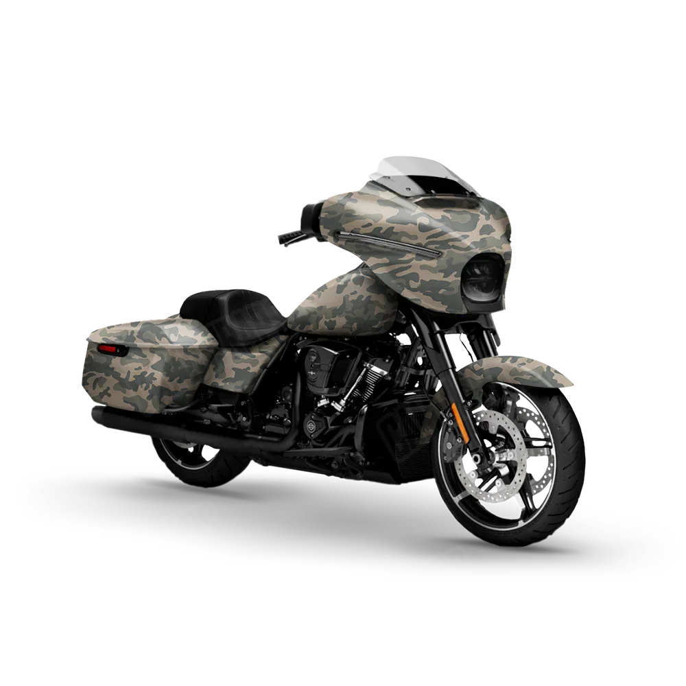 Classic Army Motorcycle Wraps