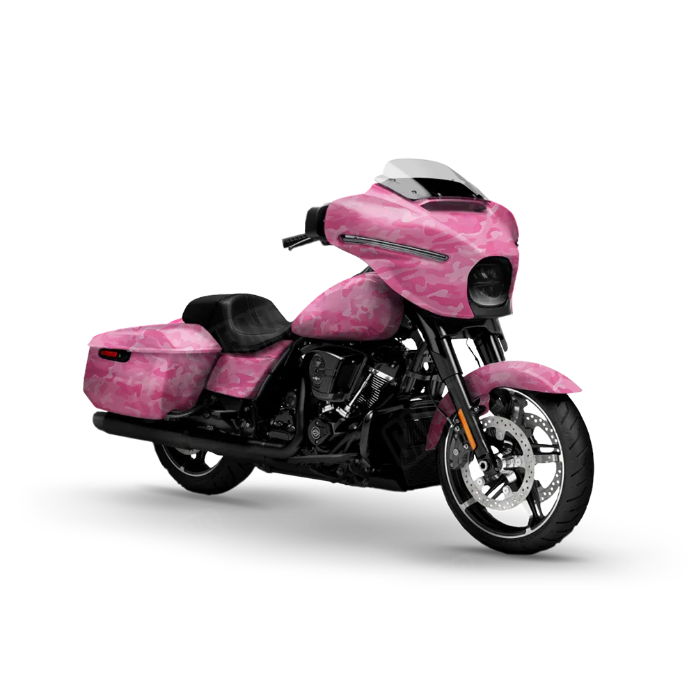 Classic Elite Pink Motorcycle Wraps