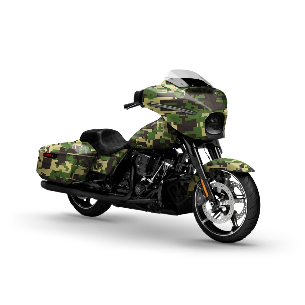 Digital Jungle Motorcycle Wraps