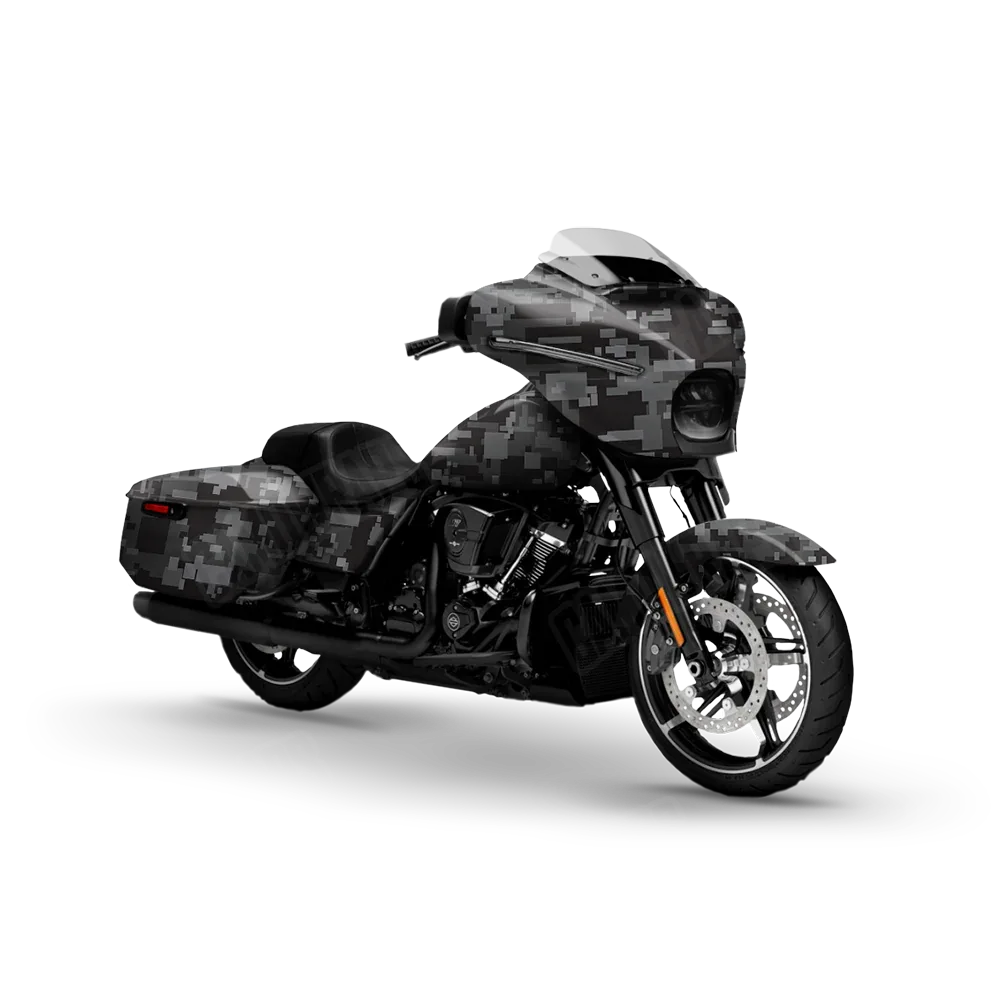 Digital Midnight Motorcycle Wraps