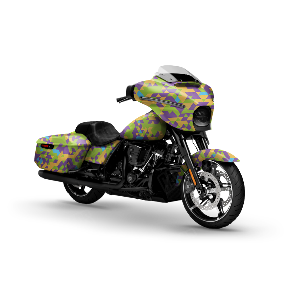 Triangle Carnival Motorcycle Wraps