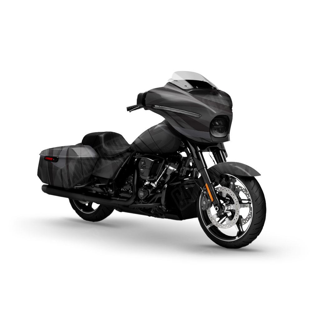 Liquid Smoke Elite Black Motorcycle Wraps