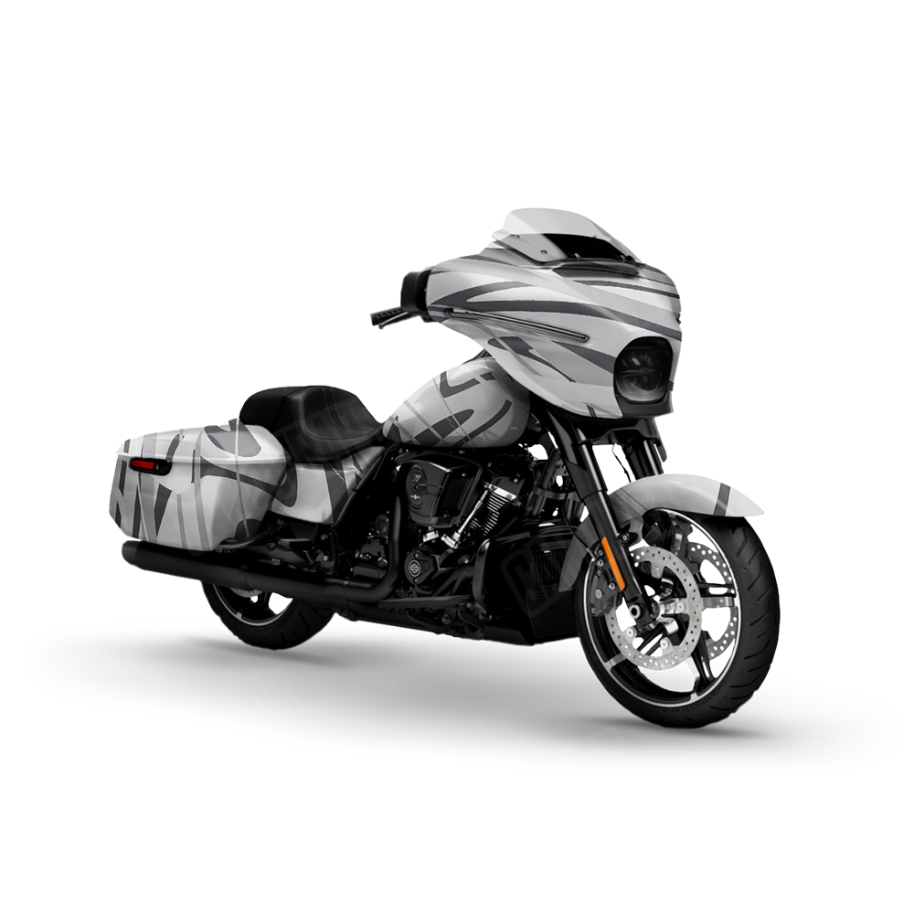 Liquid Smoke Snow Motorcycle Wraps
