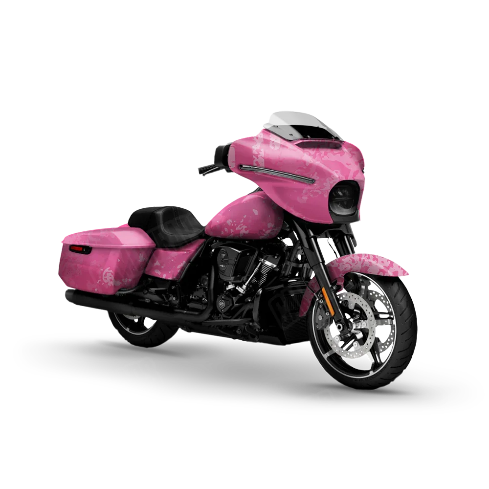 Pasted Elite Pink Motorcycle Wraps