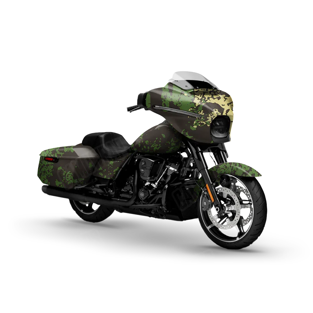 Pasted Jungle Motorcycle Wraps