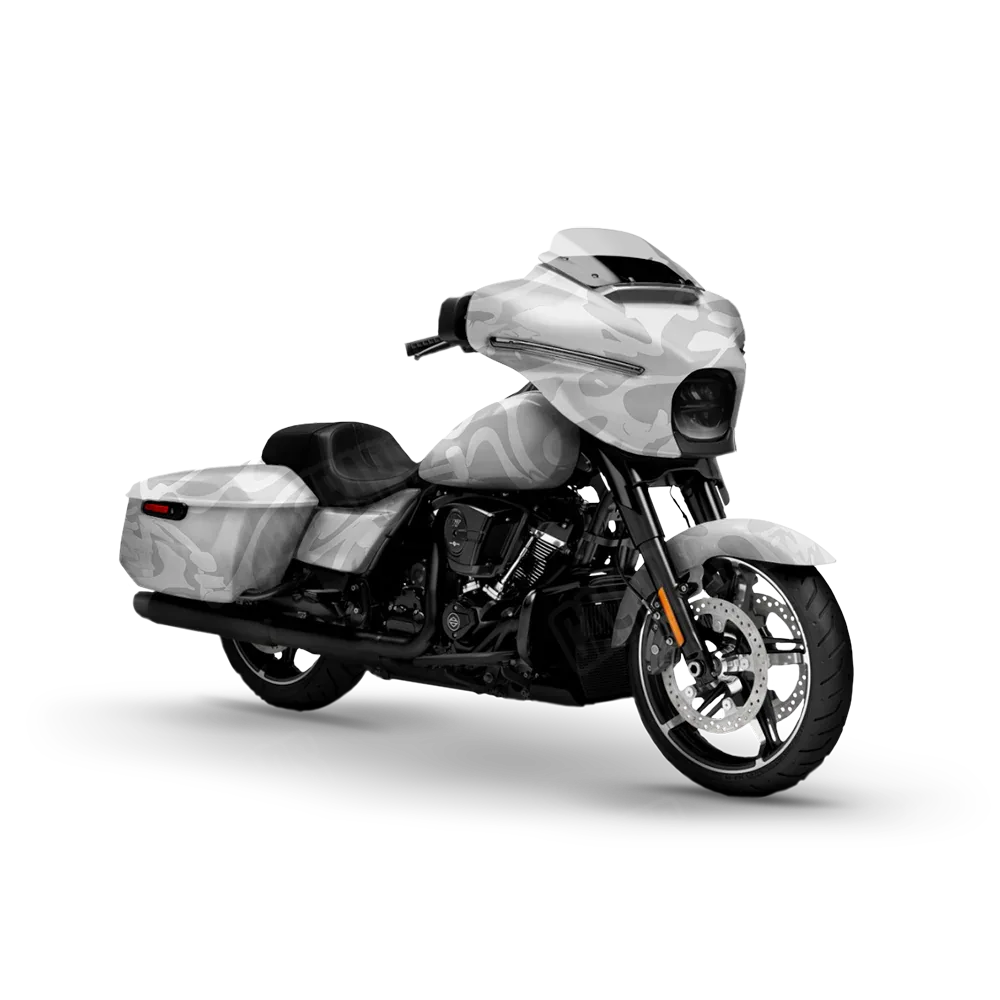 Prym1 OS White Motorcycle Wraps