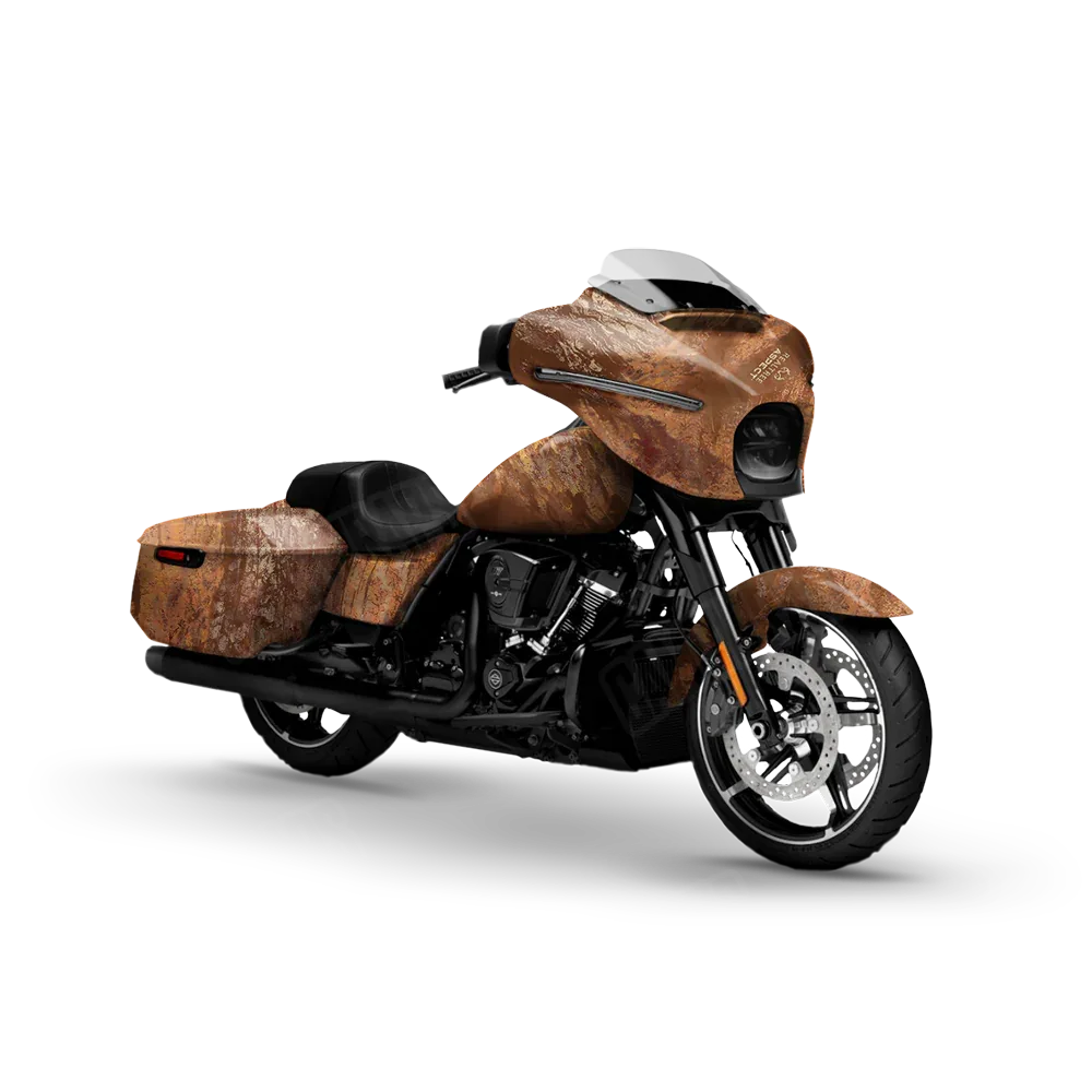 Realtree Aspect Burnt Orange Motorcycle Wraps