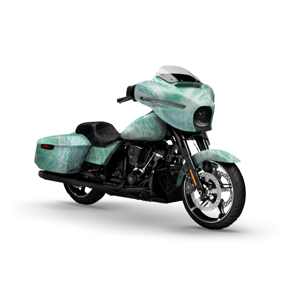 Realtree Aspect Teal Waters Motorcycle Wraps