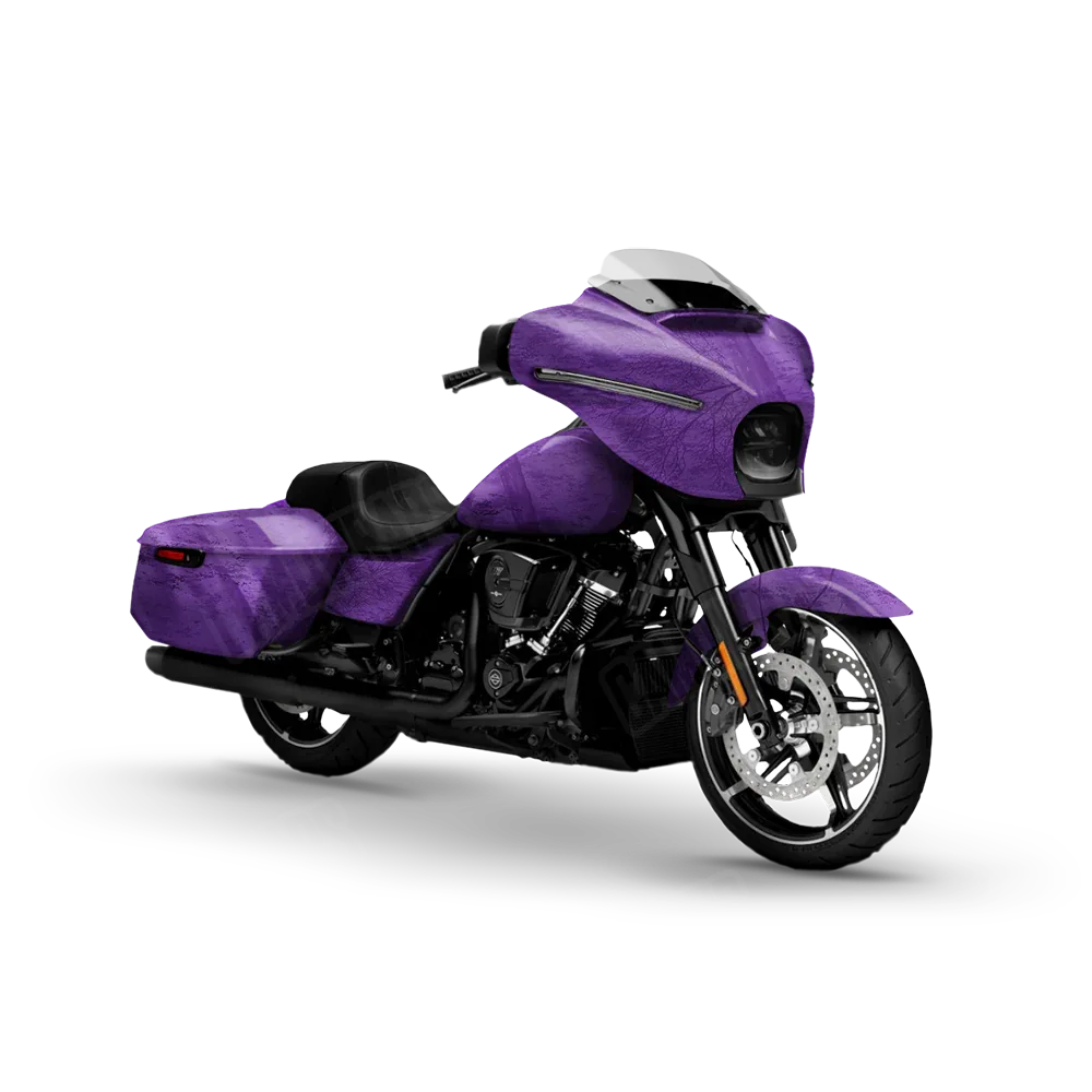 Realtree Fishing Purple Motorcycle Wraps