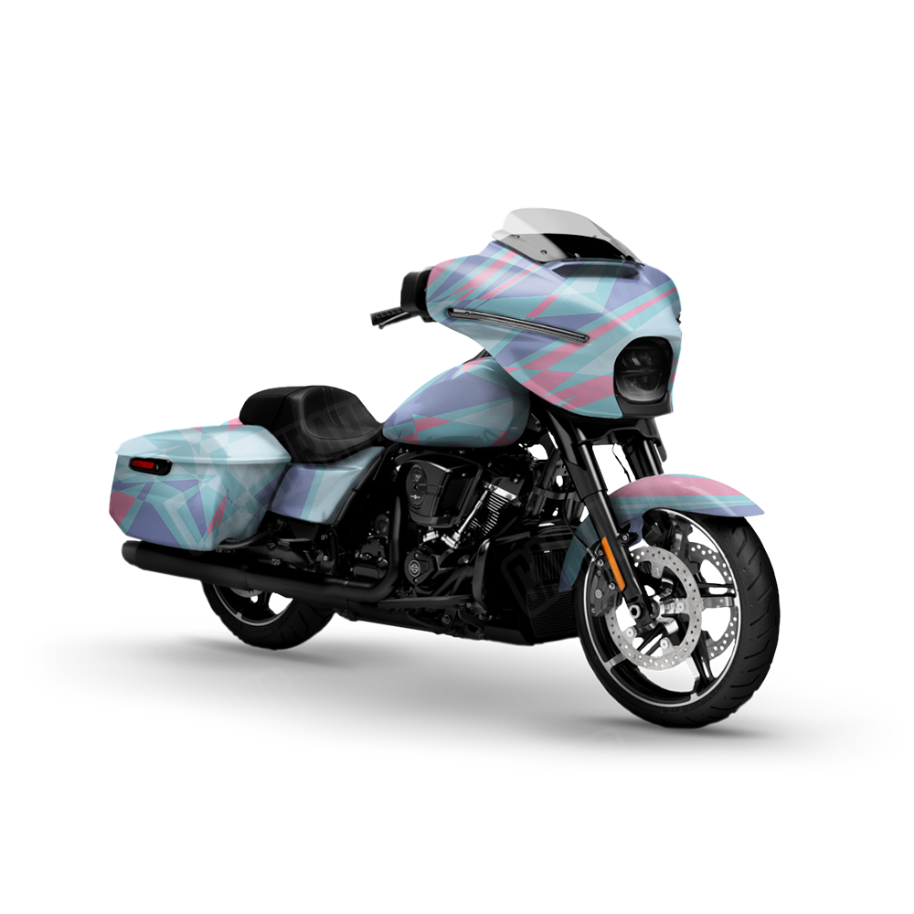 Sharp Cotton Candy Motorcycle Wraps