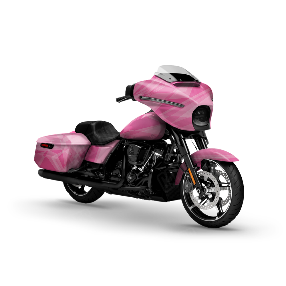 Sharp Elite Pink Motorcycle Wraps