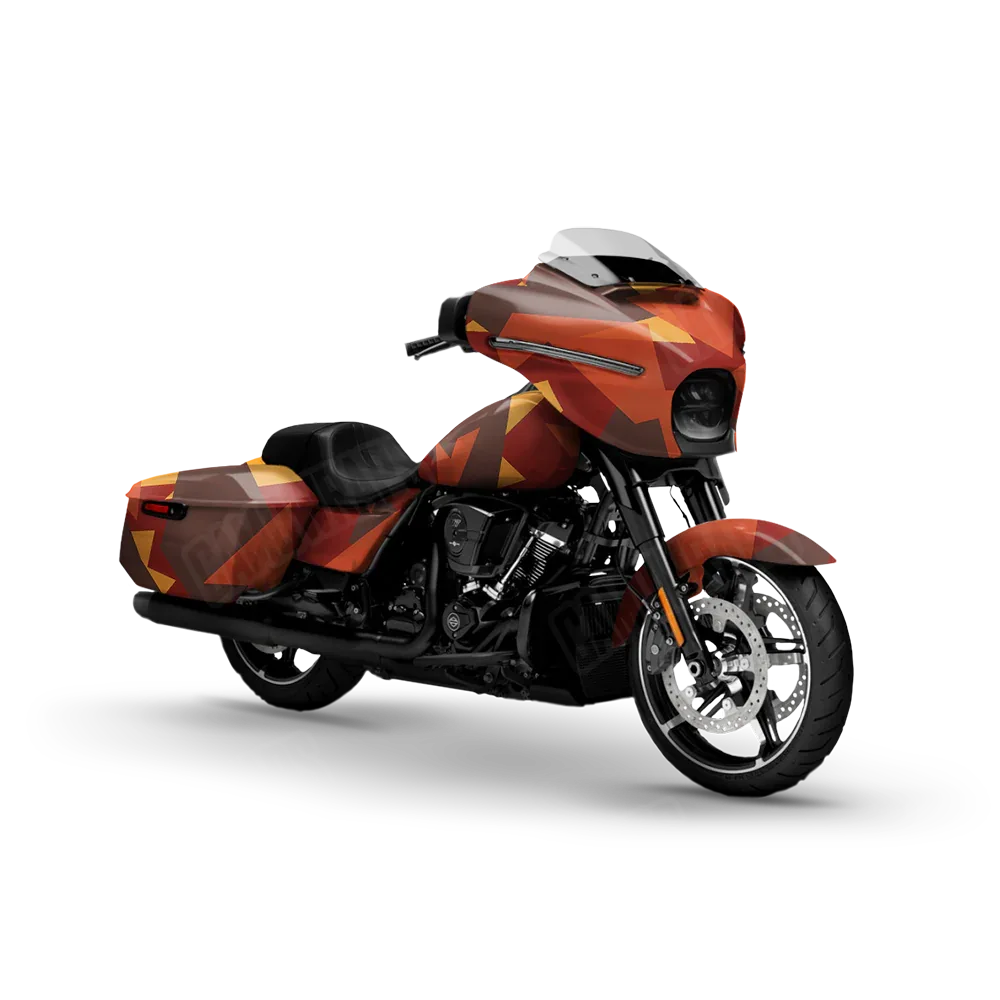 Shattered Autumn Motorcycle Wraps