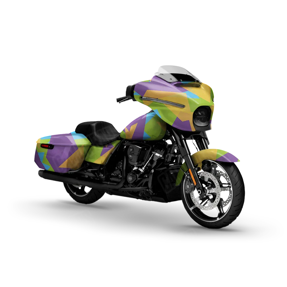 Shattered Carnival Motorcycle Wraps
